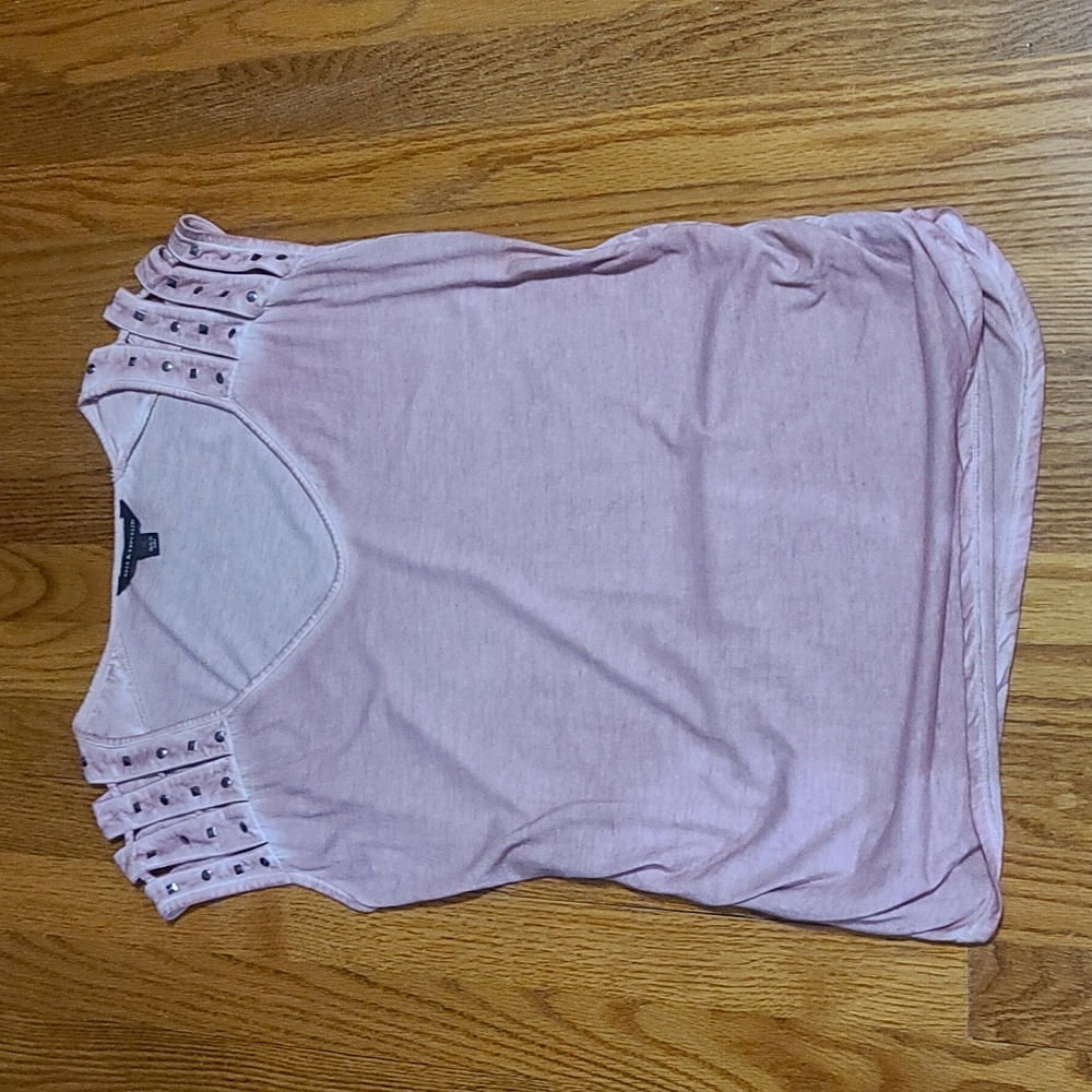 Studded Shoulder Top